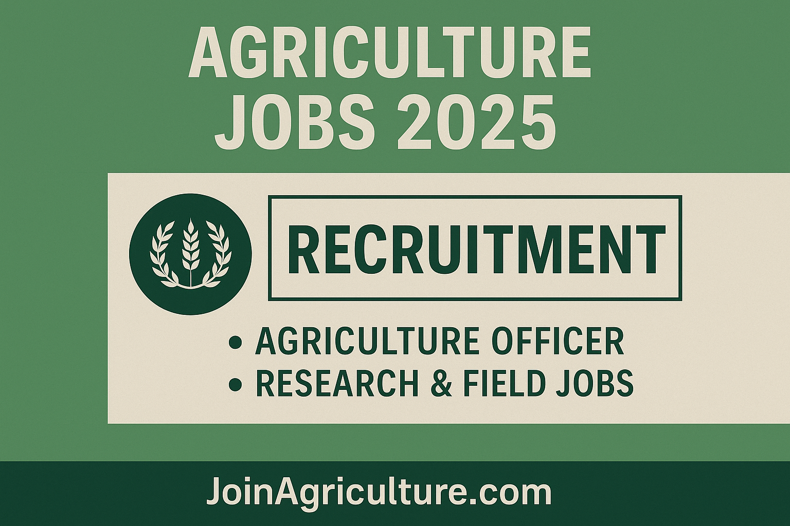 Top Agriculture Jobs in India 2025